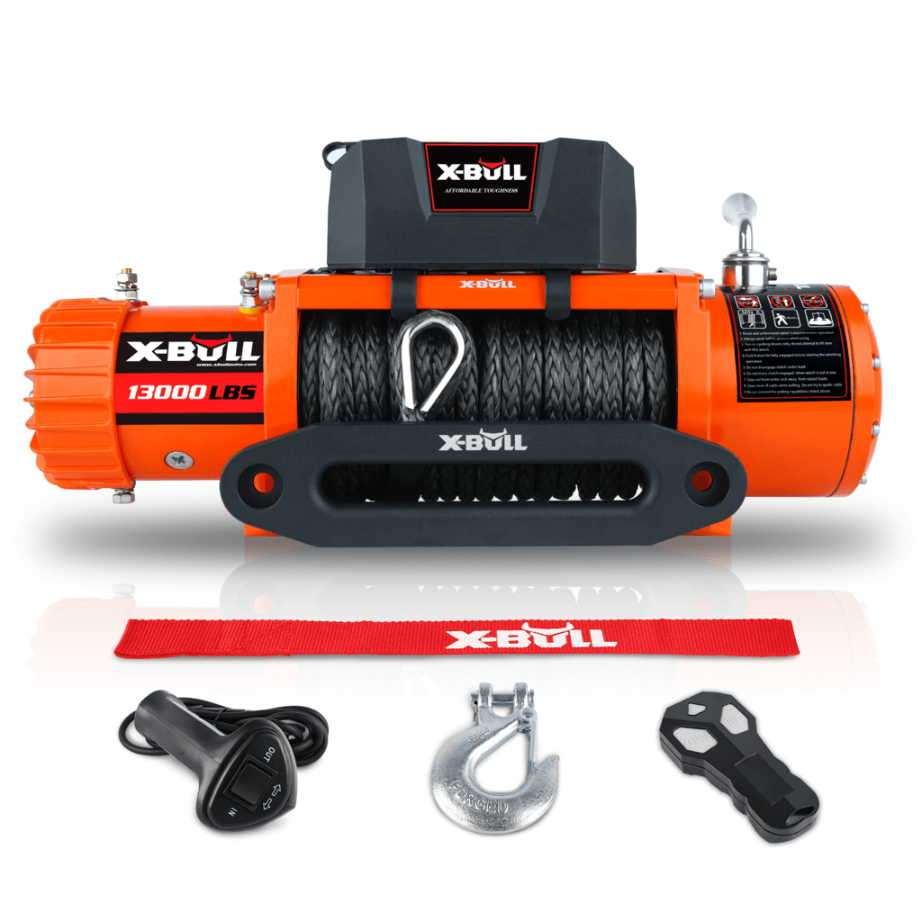 X-BULL 12V Synthetic Rope Winch